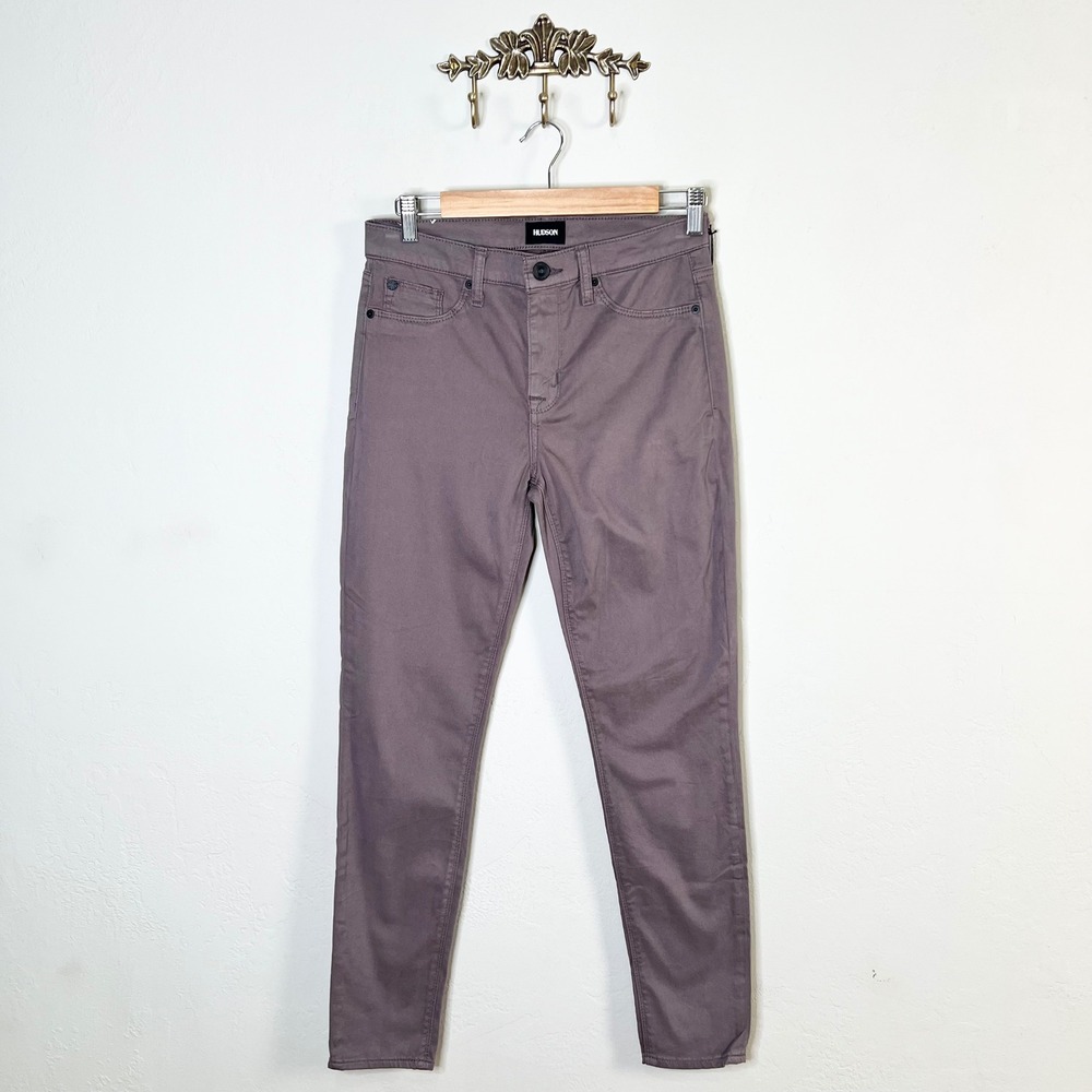 Hudson‎ Nico Mid Rise Super Skinny Ankle Jeans Umber Taupe Size 28 WMA407SMT NWT
